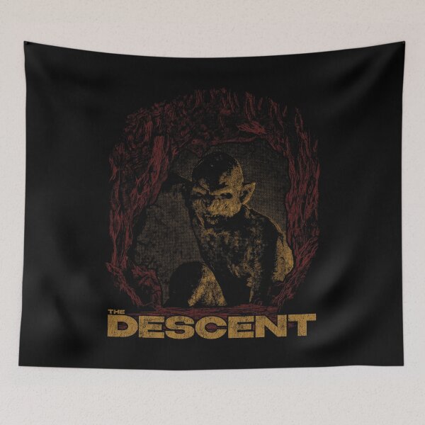 Item preview, The Descent 2005 Cave Crawler Monster Distressed designed and sold by Power Up Prints.
