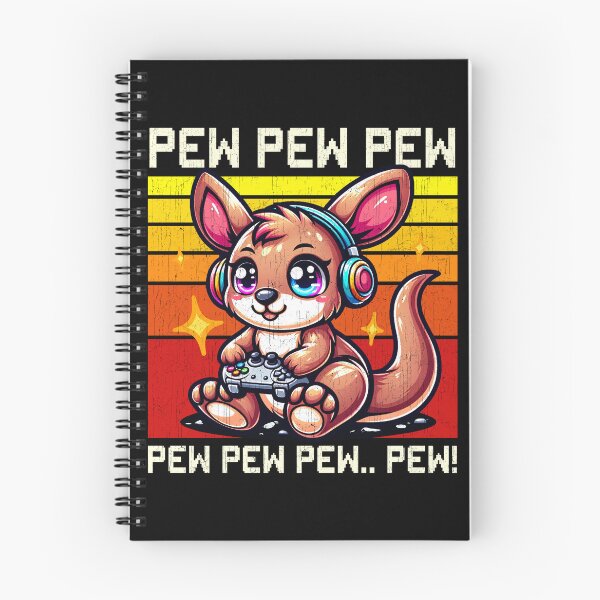 Item preview, Funny Kangaroo Vintage Gamer Videogames Pew Zoo Boys Girls Kids designed and sold by rafaeltto.