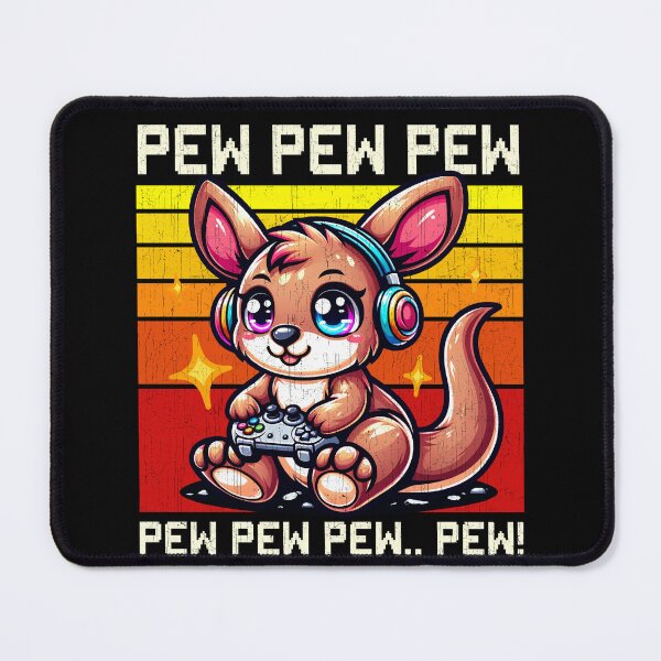 Item preview, Funny Kangaroo Vintage Gamer Videogames Pew Zoo Boys Girls Kids designed and sold by rafaeltto.