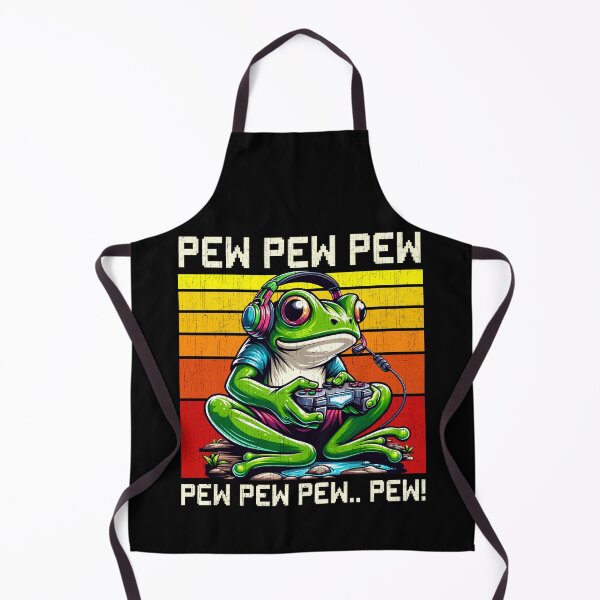 Item preview, Funny Frog Vintage Gamer Videogames Pew Zoo Boys Girls Kids designed and sold by rafaeltto.