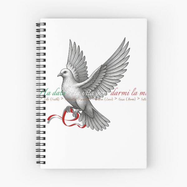 Item preview, mothers day italian style with peace designed and sold by ink sync.