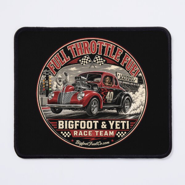 Item preview, Full Throttle Fuel Bigfoot & Yeti 1940 Ford Coupe Racing designed and sold by Bigfoot Fuel Co.