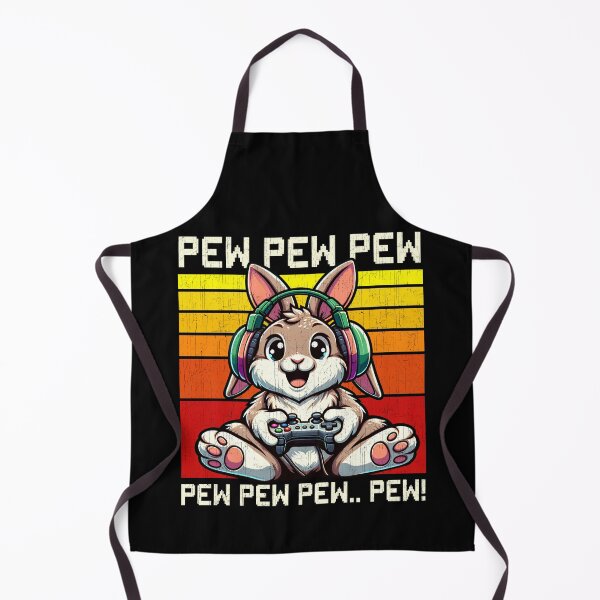 Item preview, Funny Rabbit Bunny Vintage Gamer Videogames Pew Zoo Boys Girls Kids designed and sold by rafaeltto.