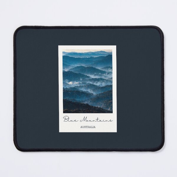 Item preview, Blue Mountains Australia Landscape Poster - Vintage Souvenir designed and sold by twentytwo ART souvenir designs.