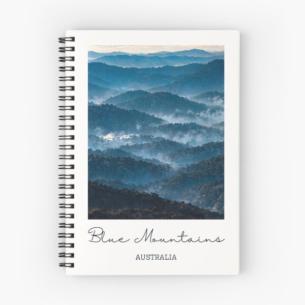 Item preview, Blue Mountains Australia Landscape Poster - Vintage Souvenir designed and sold by twentytwo ART souvenir designs.