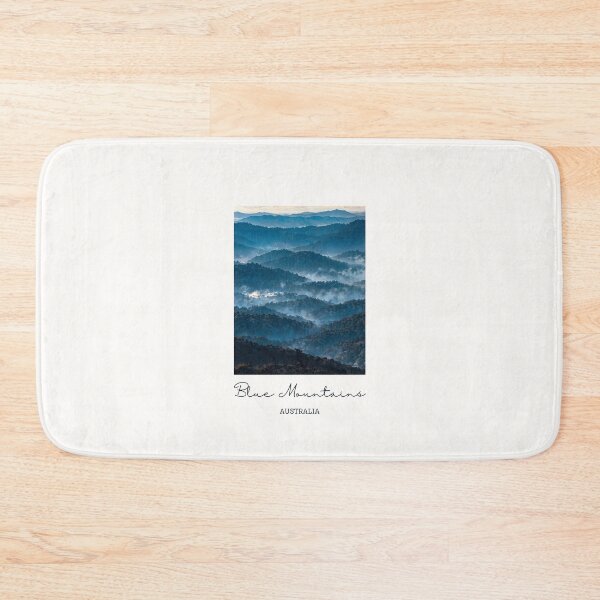 Item preview, Blue Mountains Australia Landscape Poster - Vintage Souvenir designed and sold by twentytwo ART souvenir designs.