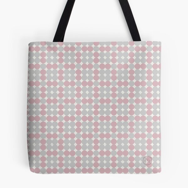 Item preview, Pink & Grey Dot Grid designed and sold by Shop On Rosebud.