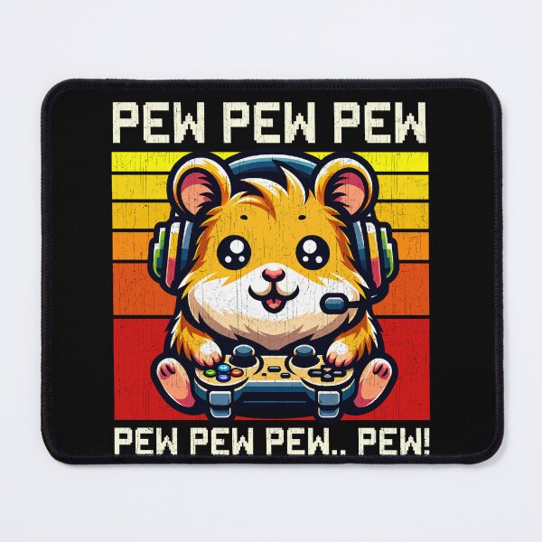 Item preview, Funny Hamster Vintage Gamer Videogames Pew Zoo Boys Girls Kids designed and sold by rafaeltto.