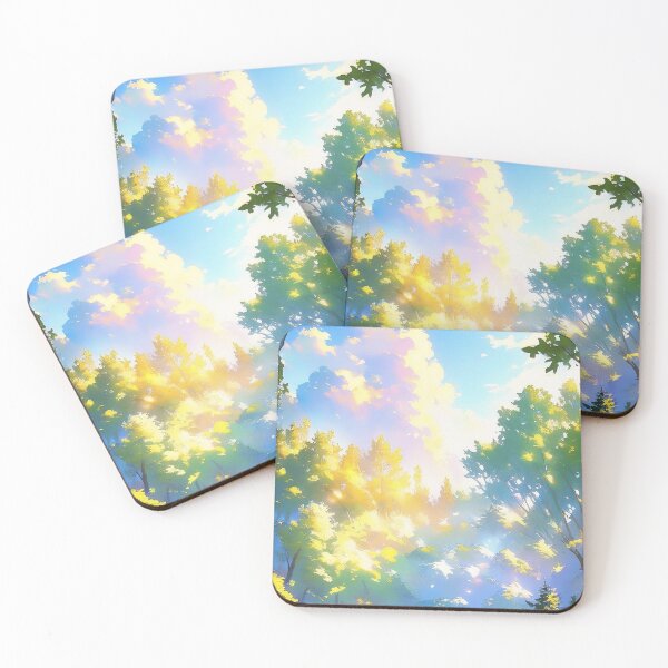 Item preview, embrace of the light: the golden forest under the dreamy sky designed and sold by LomainTatiana8.