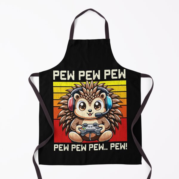 Item preview, Funny Hedgehog Vintage Gamer Videogames Pew Zoo Boys Girls Kids designed and sold by rafaeltto.