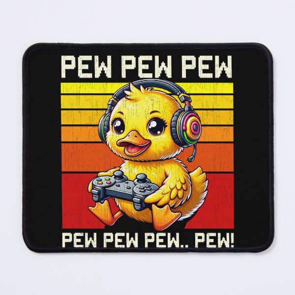 Item preview, Funny Yellow Duck Vintage Gamer Videogames Pew Zoo Boys Girls Kids designed and sold by rafaeltto.