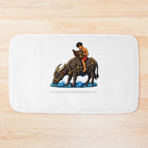 Item preview, Simple Life Deep Wisdom Buffalo Reading designed and sold by FEEL GOOD CLUB DESIGNS.