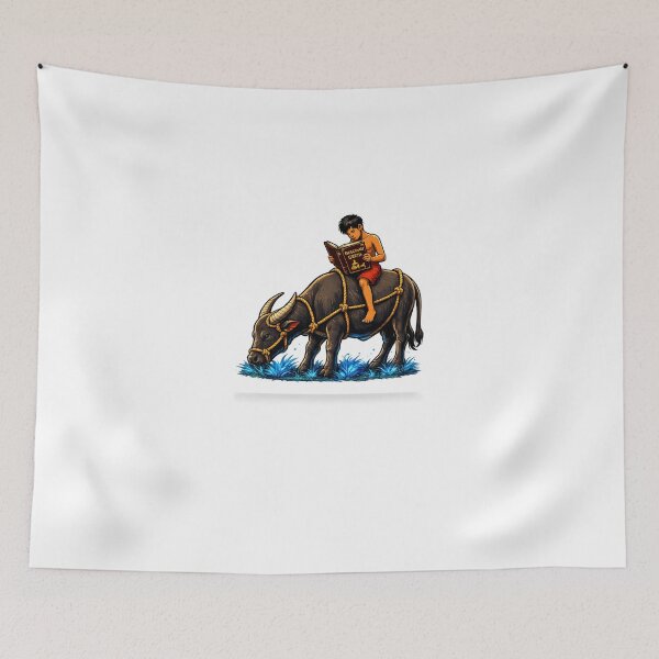 Item preview, Simple Life Deep Wisdom Buffalo Reading designed and sold by FEEL GOOD CLUB DESIGNS.