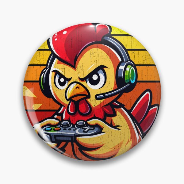 Item preview, Funny Chicken Vintage Gamer Videogames Pew Zoo Boys Girls Kids designed and sold by rafaeltto.