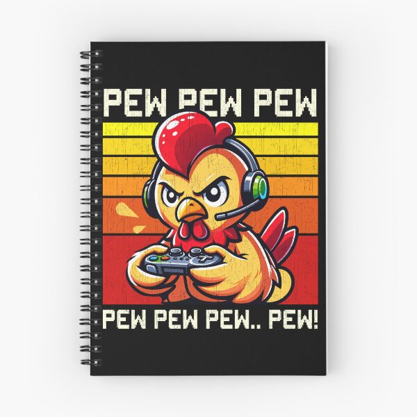 Item preview, Funny Chicken Vintage Gamer Videogames Pew Zoo Boys Girls Kids designed and sold by rafaeltto.