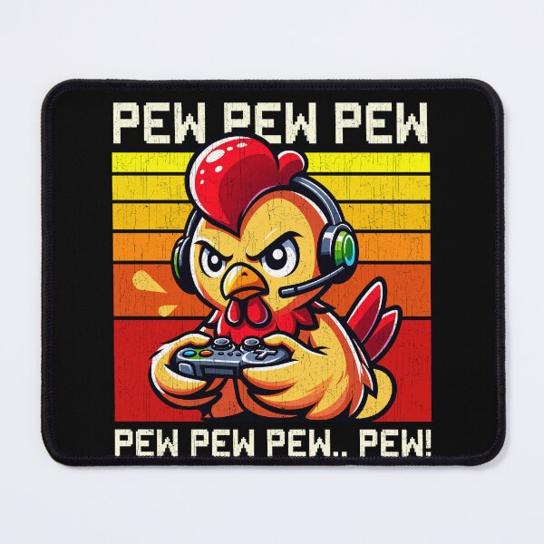 Item preview, Funny Chicken Vintage Gamer Videogames Pew Zoo Boys Girls Kids designed and sold by rafaeltto.