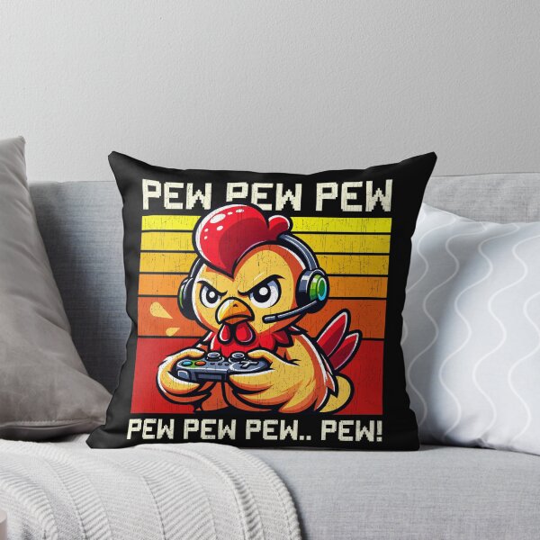 Item preview, Funny Chicken Vintage Gamer Videogames Pew Zoo Boys Girls Kids designed and sold by rafaeltto.