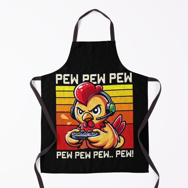 Item preview, Funny Chicken Vintage Gamer Videogames Pew Zoo Boys Girls Kids designed and sold by rafaeltto.