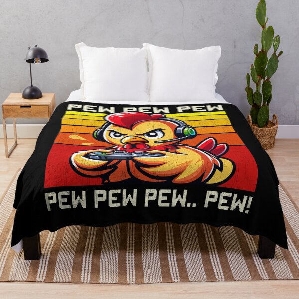 Item preview, Funny Chicken Vintage Gamer Videogames Pew Zoo Boys Girls Kids designed and sold by rafaeltto.