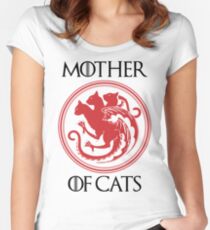 Personalised Cat Shirt Design Women's Fitted Scoop T-Shirt