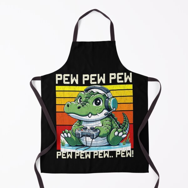 Item preview, Funny Crocodile Vintage Gamer Videogames Pew Zoo Boys Girls Kids designed and sold by rafaeltto.