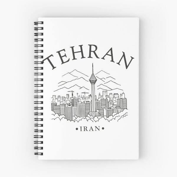 Artikelvorschau, Teheran City Minimal Design, Iran, تهران entworfen und verkauft von Mossypixels.