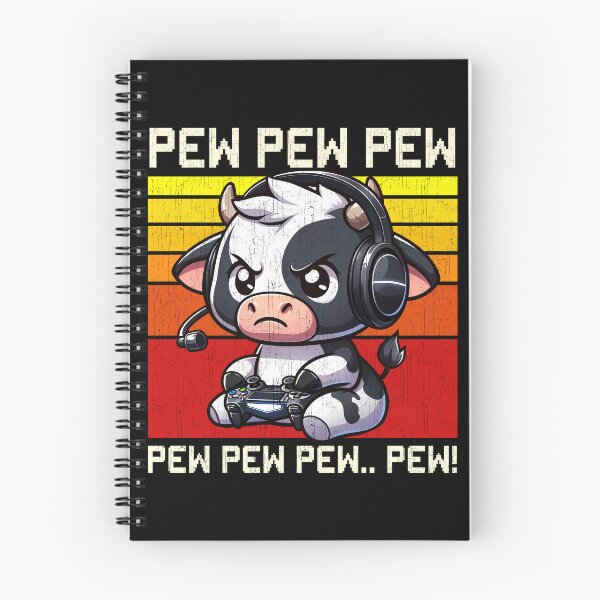 Item preview, Funny Cow Vintage Gamer Videogames Pew Zoo Boys Girls Kids designed and sold by rafaeltto.