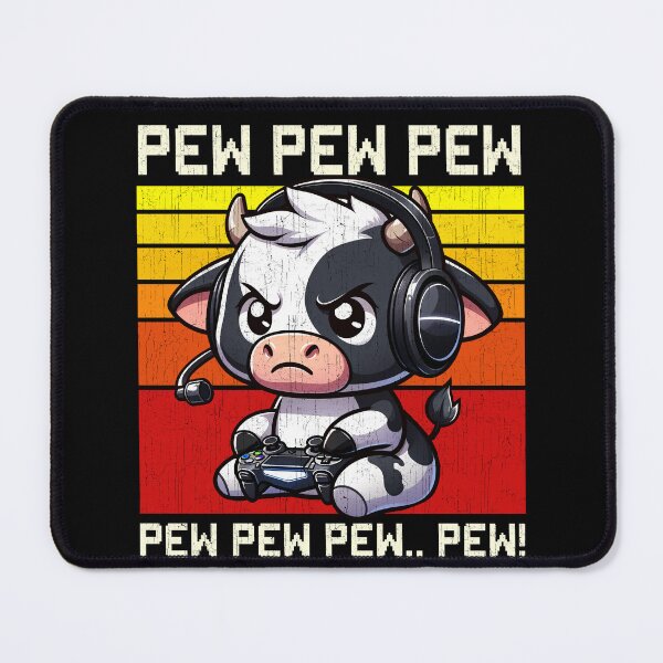 Item preview, Funny Cow Vintage Gamer Videogames Pew Zoo Boys Girls Kids designed and sold by rafaeltto.