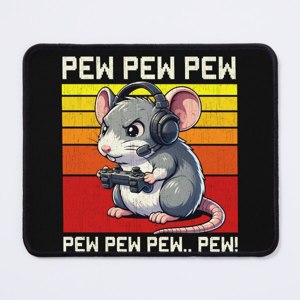 Item preview, Funny Mouse Vintage Gamer Videogames Pew Zoo Boys Girls Kids designed and sold by rafaeltto.
