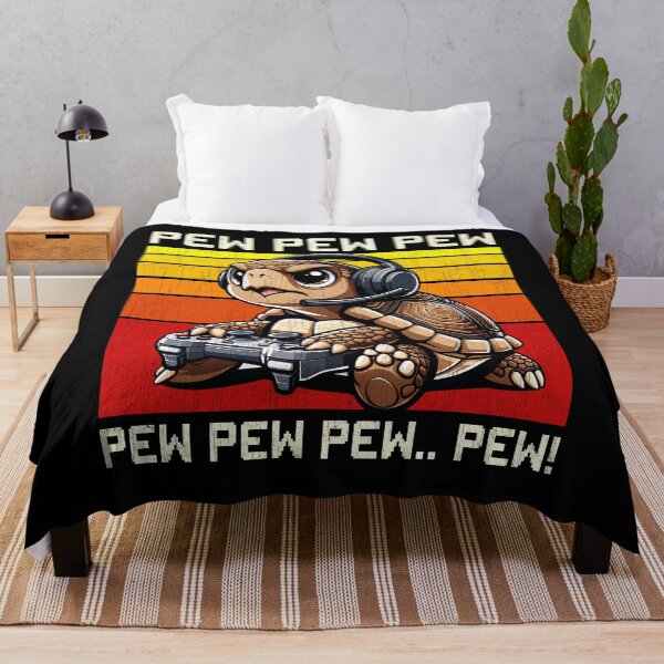 Item preview, Funny Tortoise Vintage Gamer Videogames Pew Zoo Boys Girls Kids designed and sold by rafaeltto.