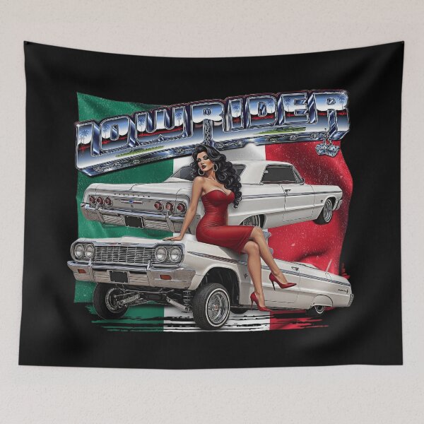 Item preview, 64 Implala SS Lowrider oldies Chicano Cholo Latino West Coast Style Art designed and sold by AGED Limited.