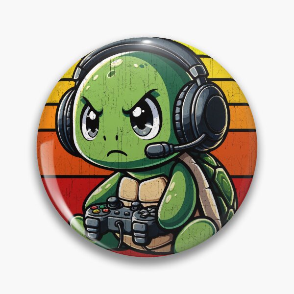 Item preview, Funny Turtle Vintage Gamer Videogames Pew Zoo Boys Girls Kids designed and sold by rafaeltto.