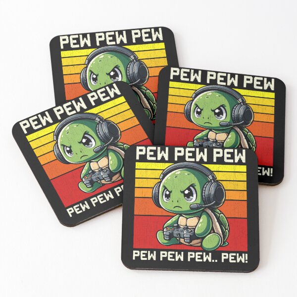 Item preview, Funny Turtle Vintage Gamer Videogames Pew Zoo Boys Girls Kids designed and sold by rafaeltto.