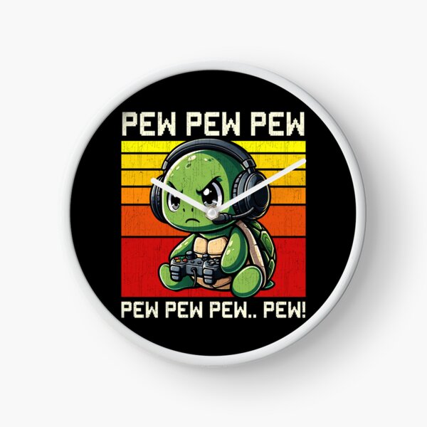 Item preview, Funny Turtle Vintage Gamer Videogames Pew Zoo Boys Girls Kids designed and sold by rafaeltto.