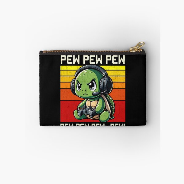 Item preview, Funny Turtle Vintage Gamer Videogames Pew Zoo Boys Girls Kids designed and sold by rafaeltto.