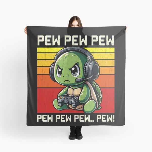 Item preview, Funny Turtle Vintage Gamer Videogames Pew Zoo Boys Girls Kids designed and sold by rafaeltto.