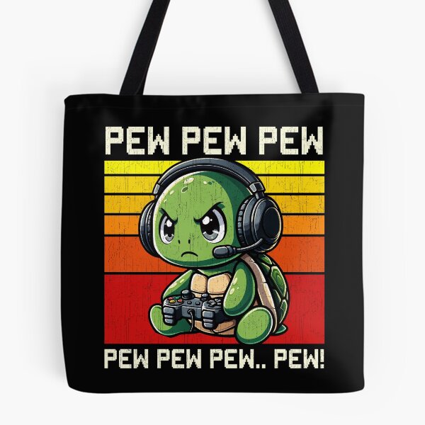 Item preview, Funny Turtle Vintage Gamer Videogames Pew Zoo Boys Girls Kids designed and sold by rafaeltto.