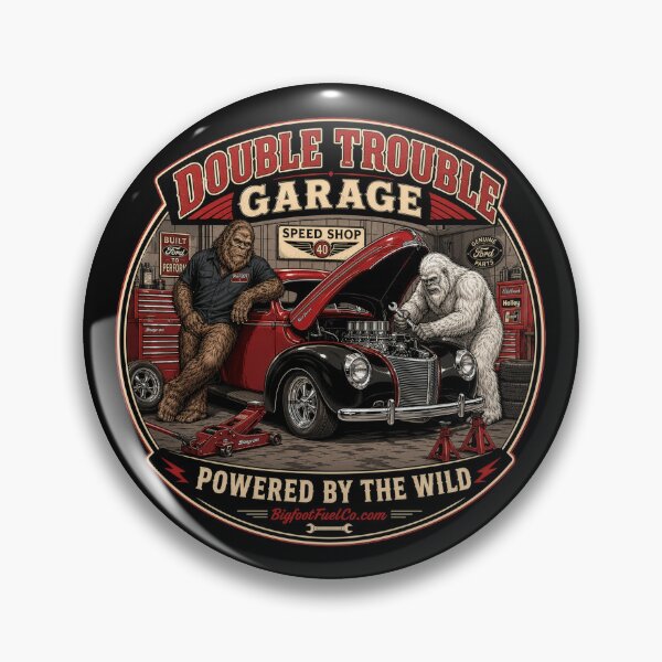 Item preview, Double Trouble Garage Bigfoot & Yeti 1940 Ford Coupe designed and sold by Bigfoot Fuel Co.
