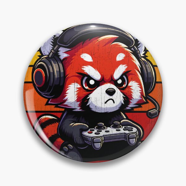 Item preview, Funny Red Panda Vintage Gamer Videogames Pew Zoo Boys Girls Kids designed and sold by rafaeltto.