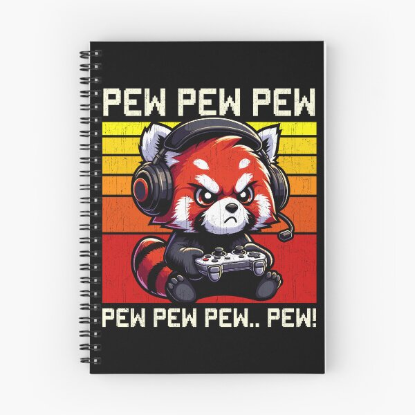 Item preview, Funny Red Panda Vintage Gamer Videogames Pew Zoo Boys Girls Kids designed and sold by rafaeltto.