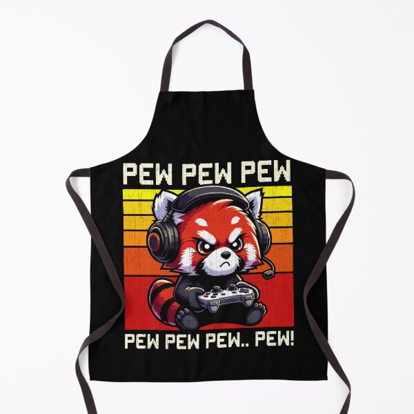 Item preview, Funny Red Panda Vintage Gamer Videogames Pew Zoo Boys Girls Kids designed and sold by rafaeltto.