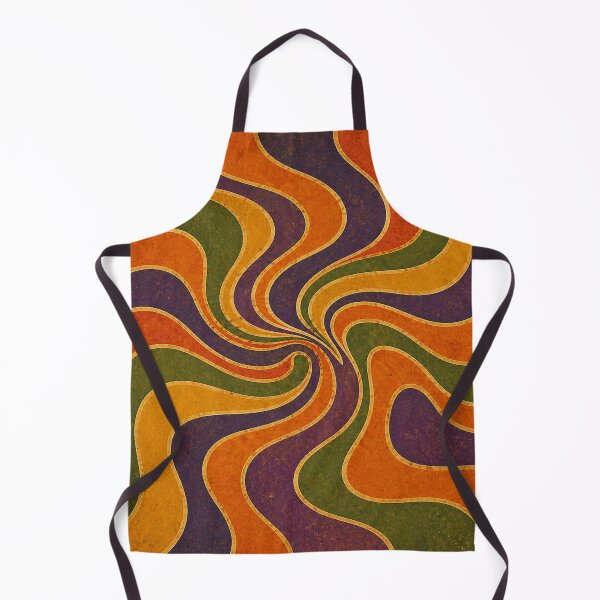 Item preview, Psychedelic Flow – Retro 70s Abstract Waves designed and sold by AMANINA.STORE.