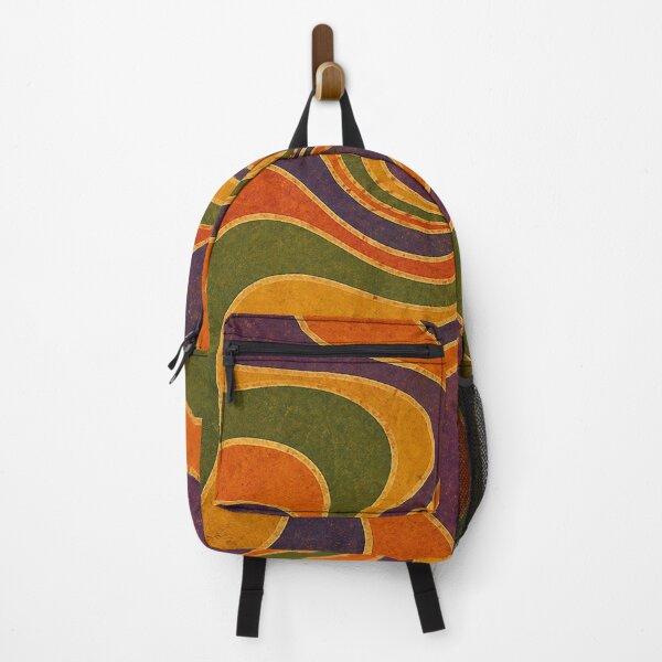 Item preview, Psychedelic Flow – Retro 70s Abstract Waves designed and sold by AMANINA.STORE.