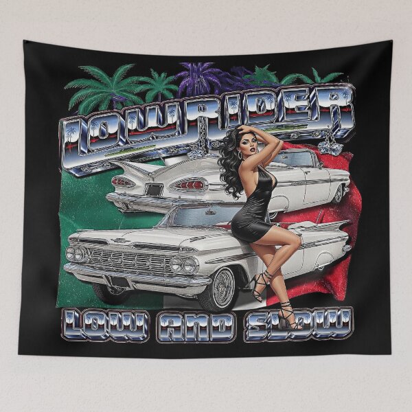 Item preview, 59 Impala Lowrider oldies Chicano Cholo Latino West Coast Style Art designed and sold by AGED Limited.