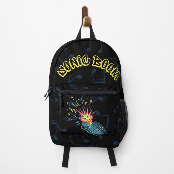 Item preview, Sonic Boom – Explosive Music Grenade Neon Pop Art designed and sold by CrimsonChords.