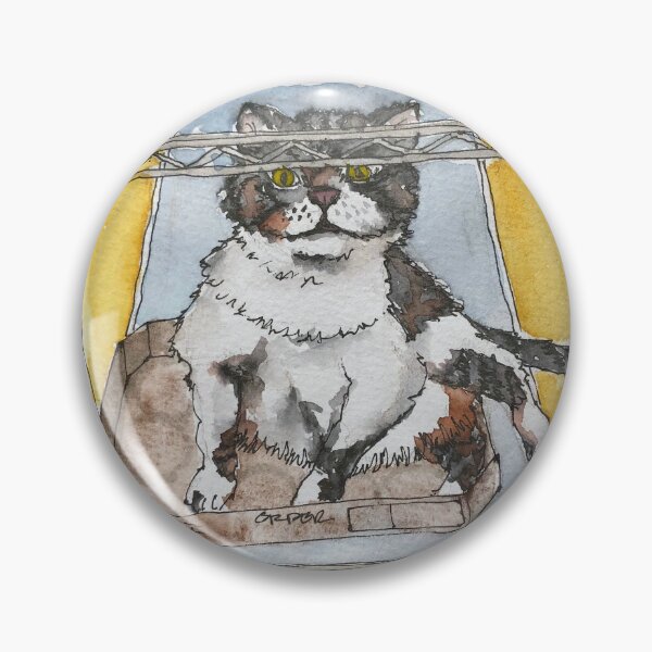 Item preview, Fat Tabby Helping in the Kitchen designed and sold by dkatiepowellart.