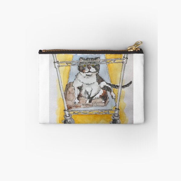 Item preview, Fat Tabby Helping in the Kitchen designed and sold by dkatiepowellart.