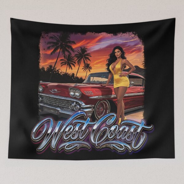 Item preview, 1958 58 Impala Chevy Lowrider Oldies Chicano Cholo Latino West Coast Style Art designed and sold by AGED Limited.