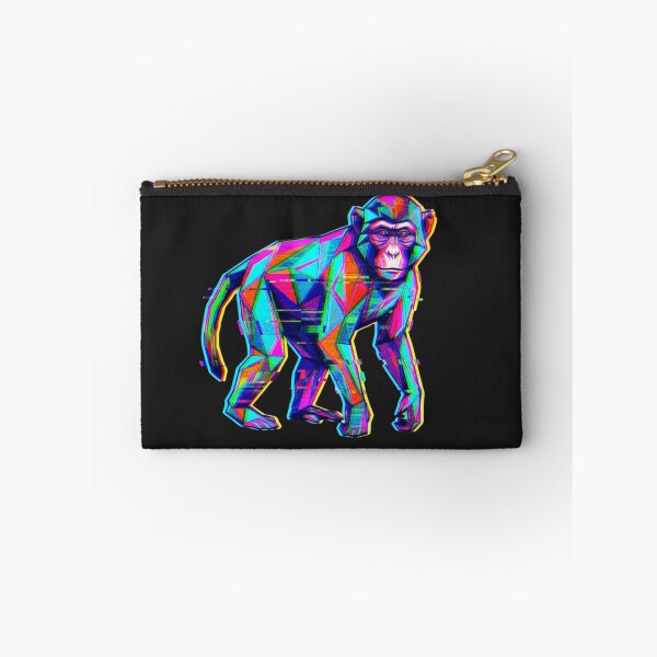 Item preview, Retro Glitch Monkey Sticker – Vintage TV Style Decal for Vintage Lovers designed and sold by bsbd-action.