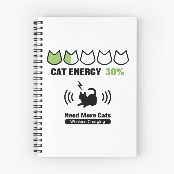 Item preview, Cat Energy 30% - Funny Cat Battery Charge Design designed and sold by AckeeWolf.